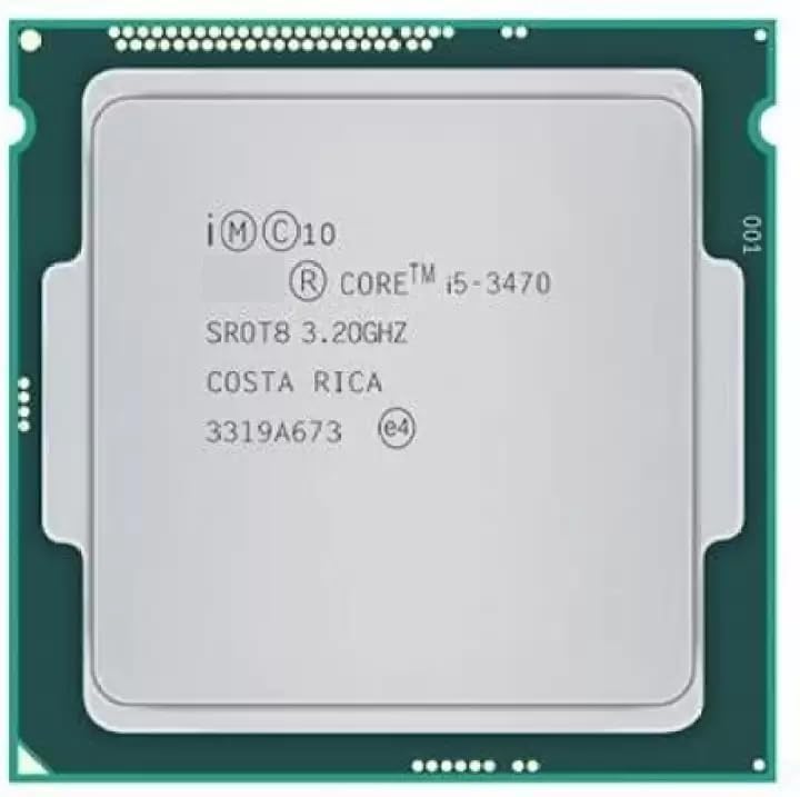intel Core i5-3470 (i5 3rd Generation) Desktop Processor, 3.2 GHz Quad-Core, 6 MB Cache, LGA 1155 Socket, HD Graphics 2500 4 Core CPU, LGA 1155 Socket - FREE CPU FAN