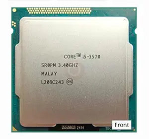 POWER FULL i5  Desktop CPU with Intel Core i5-3470 3rd Gen 3.20Ghz II 8GB Ram ddr3 II 256GB nvme SSD II HDMI VGA Ports II WIFI II Win 10 Pro II MS Office, Black