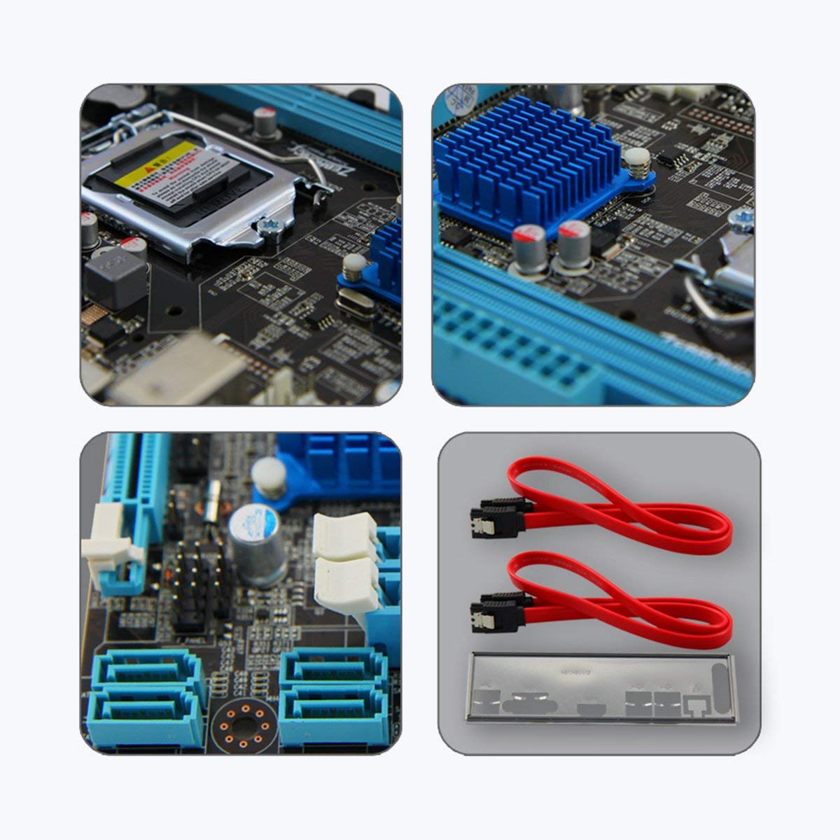 ZEBRONICS ZEB-H81M2 with PCIE M.2 / NVMe Slot (LGA 1150 Socket) LGA 1150Socket ATX Intel H81 Express Chipset DDR3 Motherboard for Desktop