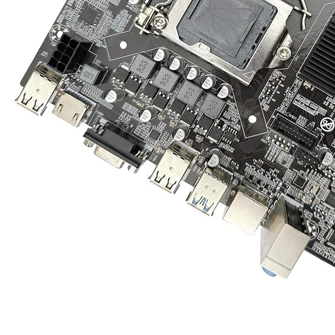 ZEBRONICS Zeb H110-D4 LGA 1151 Socket Motherboard LGA1151Socket Micro-ATX Intel H110 Chipset DDR4 Motherboard for Desktop