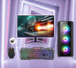 POWER FULL Computer good for gaming & editing i7 4th Gen 4770 with 16GB Ram 500GB SSDGaming cabinet & 20inch monitor RGB Keyboard Mouse wifi & Buetooth speaker
