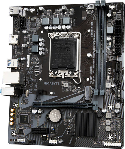 GIGABYTE H610M K DDR4 LGA 1700Socket ATX Intel H610 Chipset DDR4 Motherboard for Desktop  Intel 12th, 13th, and 14th Gen processors support