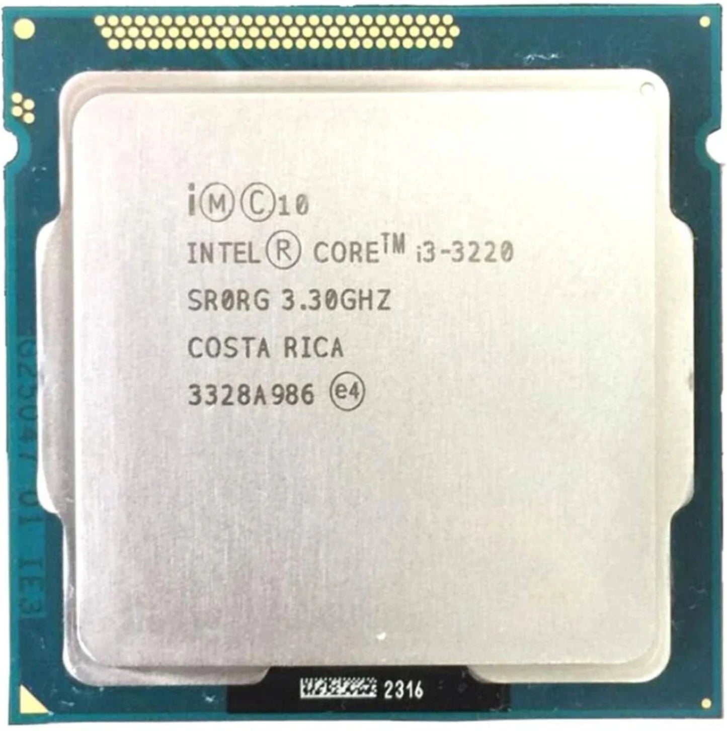 Intel core i3 3220 3rd gen processor with cpu Fan compatible Motherboard H61/B75/H77/Z77 LGA 1155 SHOKET