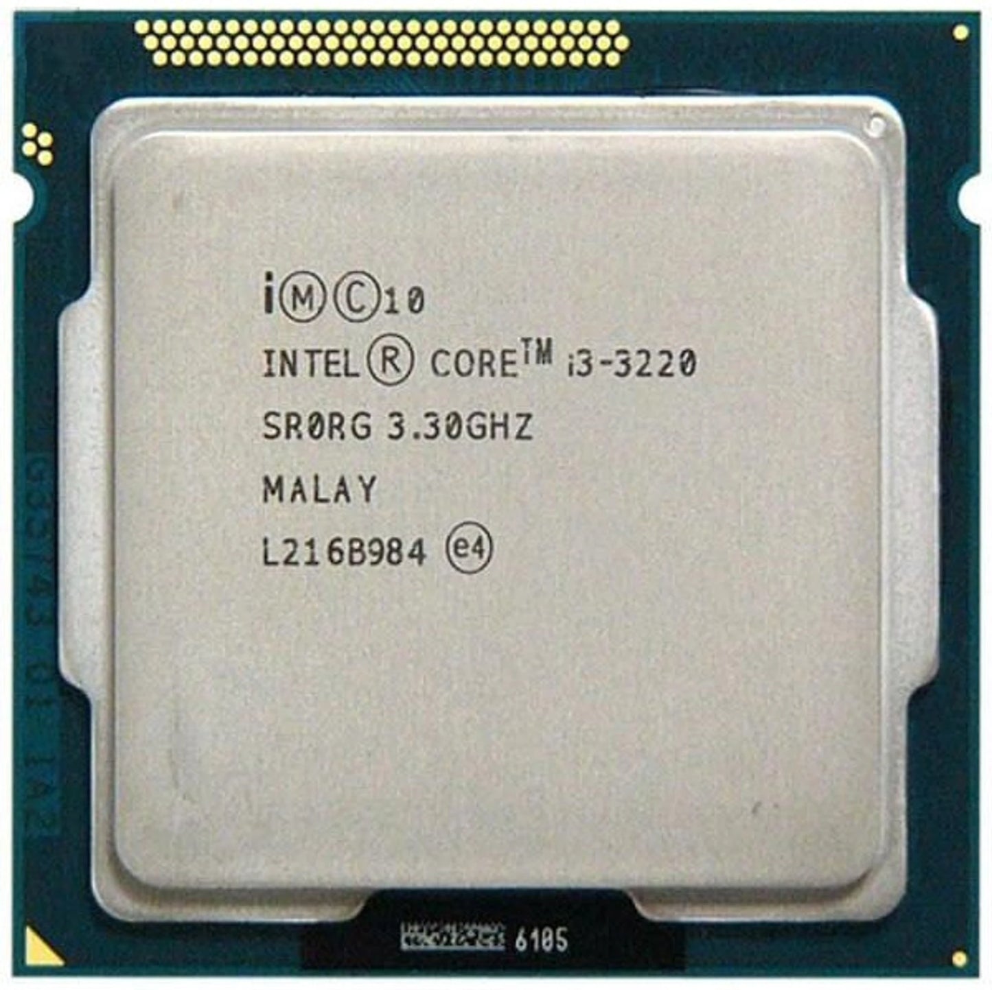 Intel core i3 3220 3rd gen processor with cpu Fan compatible Motherboard H61/B75/H77/Z77 LGA 1155 SHOKET