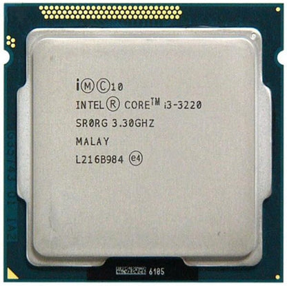 Intel core i3 3220 3rd gen processor with cpu Fan compatible Motherboard H61/B75/H77/Z77 LGA 1155 SHOKET