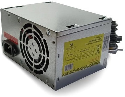 ZEBRONICS SMPS ZEB-N450W (DSATA) 450 Watts Computer PSU with 2 SATA Cables (Silver)