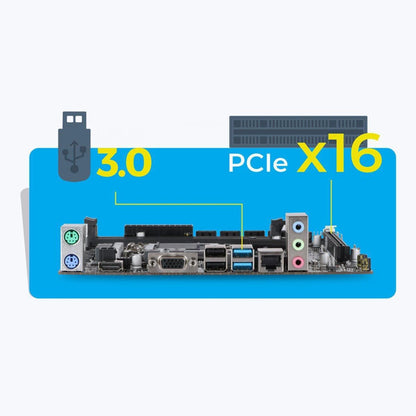 ZEBRONICS Zeb H110-D4 LGA 1151 Socket Motherboard LGA1151Socket Micro-ATX Intel H110 Chipset DDR4 Motherboard for Desktop