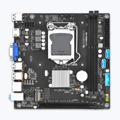 ZEBRONICS ZEB-H81M2 with PCIE M.2 / NVMe Slot (LGA 1150 Socket) LGA 1150Socket ATX Intel H81 Express Chipset DDR3 Motherboard for Desktop